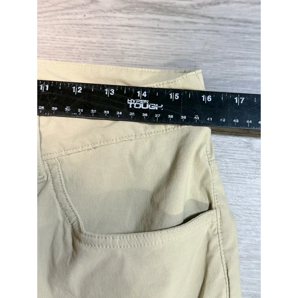The North Face Sprag Pants Men's 32x28 Khaki Straight Leg Stretch Hiking Outdoor